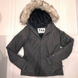 TNA parka from aritzia